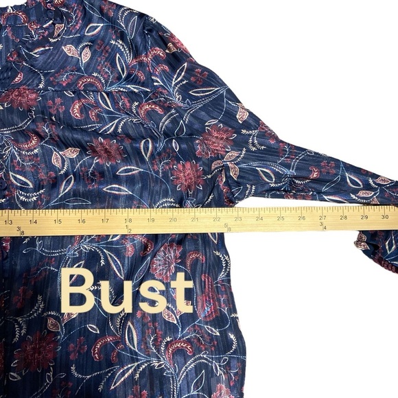 Chadwick’s navy long sleeve professional top size large - Picture 6 of 8